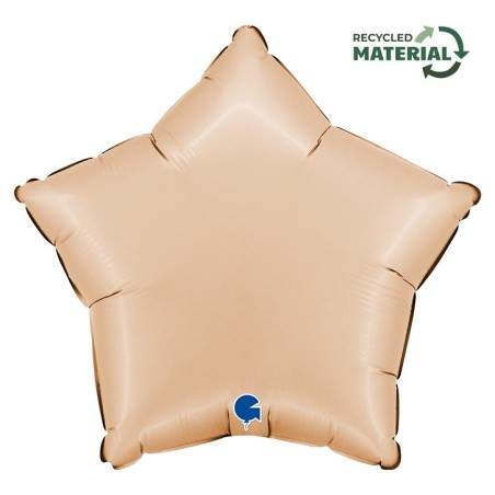 Ballon Alu Étoile Nude – 18" – Grabo