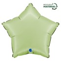 Ballon Alu Étoile Vert Olive – 18" – Grabo