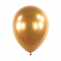 Ballons Latex 11" - 28 cm Doré Chromé Anagram