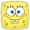 Ballon Carré Bob l'Éponge – SpongeBob & Patrick – 45 cm