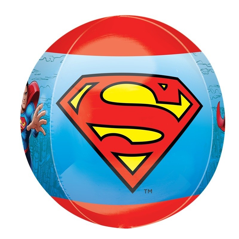 Ballon Orbz Superman – DC Comics – 38 x 40 cm