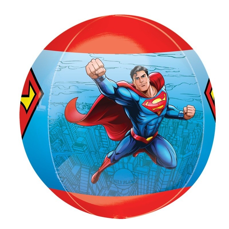Ballon Orbz Superman – DC Comics – 38 x 40 cm