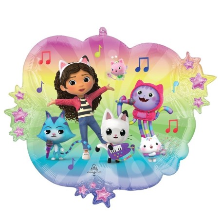 Ballon XL Gabby's Dollhouse Chats SuperShape