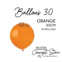 Ballons Latex 11" – 30 cm Orange