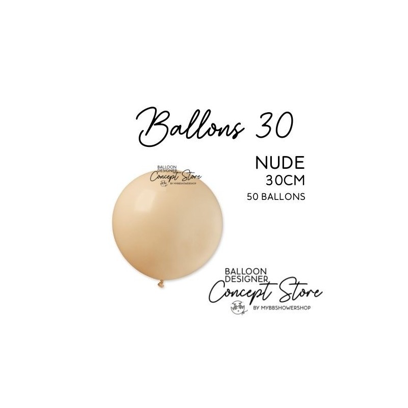 Ballons Latex 11" – 30 cm Nude
