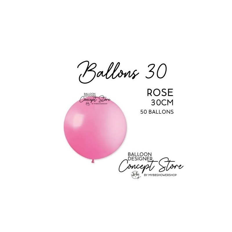 Ballons Latex 11" – 30 cm Rose