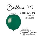 Ballons Latex 11" – 30 cm Vert Sapin