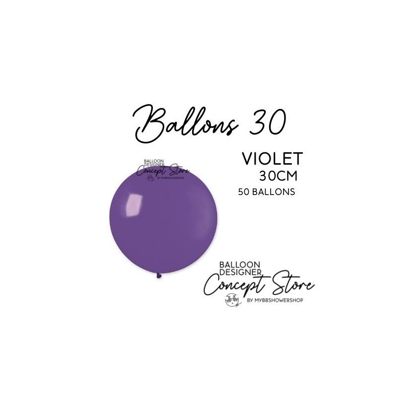 Ballons Latex 11" – 30 cm Violet