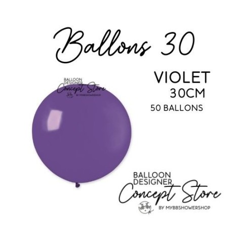Ballons Latex 11" – 30 cm Violet