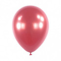 Mini Ballons latex 5" ROND - 13CM  - Framboise chromé