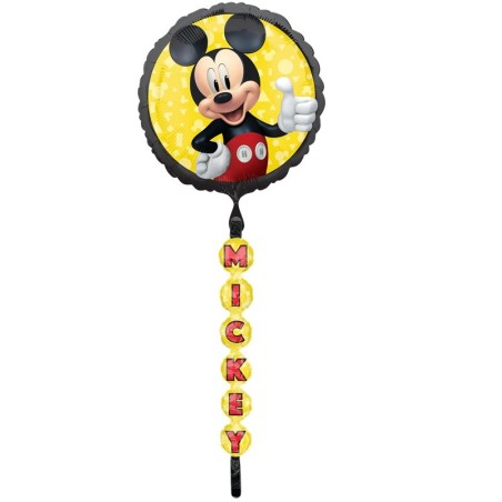 Ballon Mickey Mouse AirWalkers Nouvelle Génération – 60 cm x 170 cm – Anagram