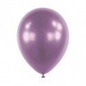 Mini Ballons latex  5" ROND - 13CM - Violet chromé