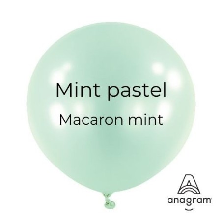 Ballons Latex 18" - 45 cm Mint Pastel Anagram