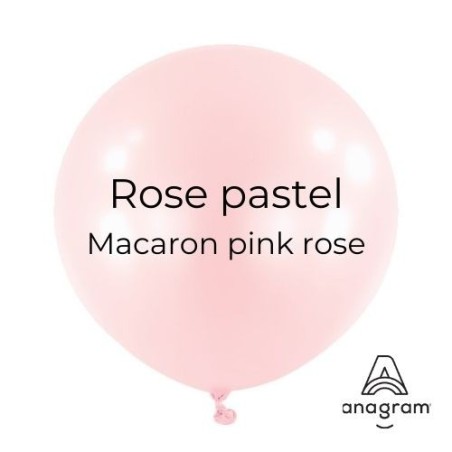 Ballons Latex 18" - 45 cm Rose Pastel Anagram