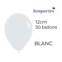 Mini Ballons 5" – Blanc – Lot de 50 – Sempertex