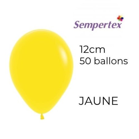 Mini Ballons 5" – Jaune – Lot de 50 – Sempertex