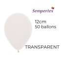 Mini Ballons 5" – Transparent – Lot de 50 – Sempertex