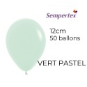 Mini Ballons 5" – Vert Pastel – Lot de 50 – Sempertex