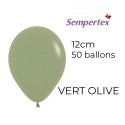 Mini Ballons 5" – Vert Olive – Lot de 50 – Sempertex