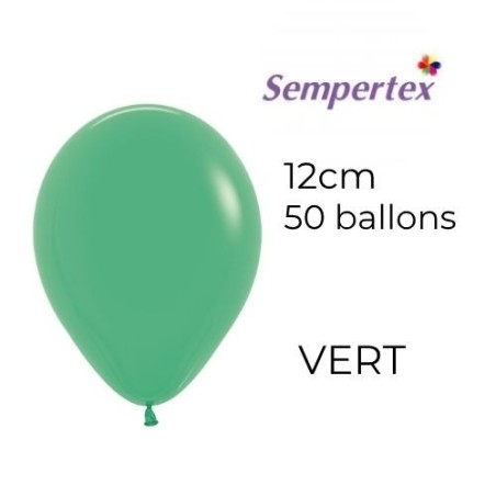 Mini Ballons 5" – Vert – Lot de 50 – Sempertex