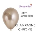Mini Ballons 5" – Champagne Chromé – Lot de 50 – Sempertex