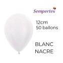 Mini Ballons 5" – Blanc Nacré – Lot de 50 – Sempertex