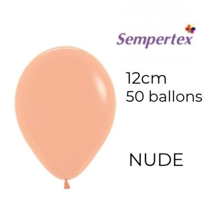Mini Ballons 5" – Nude – Lot de 50 – Sempertex