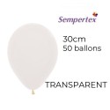 Ballons 11" – Transparent – Lot de 50 – Sempertex