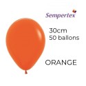 Ballons 11" – Orange – Lot de 50 – Sempertex