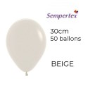 Ballons 11" – Beige – Lot de 50 – Sempertex