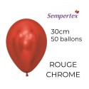 Ballons 11" – Rouge Chromé – Lot de 50 – Sempertex