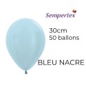Ballons 11" – Bleu Nacré – Lot de 50 – Sempertex