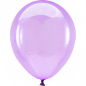 Ballons latex 11" ROND - 28CM - Violet cristal Crystal Clearz Purple Anagram