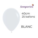 Ballons 18" – Blanc – Sachet de 25 – Sempertex
