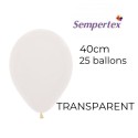 Ballons 18" – Blanc – Sachet de 25 – Sempertex