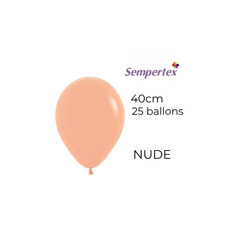 Ballons 18" – Nude – Sachet de 25 – Sempertex