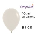 Ballons 18" – Beige – Sachet de 25 – Sempertex