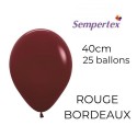 Ballons 18" – Bordeaux – Sachet de 25 – Sempertex