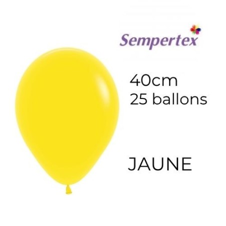 Ballons 18" – Jaune – Sachet de 25 – Sempertex