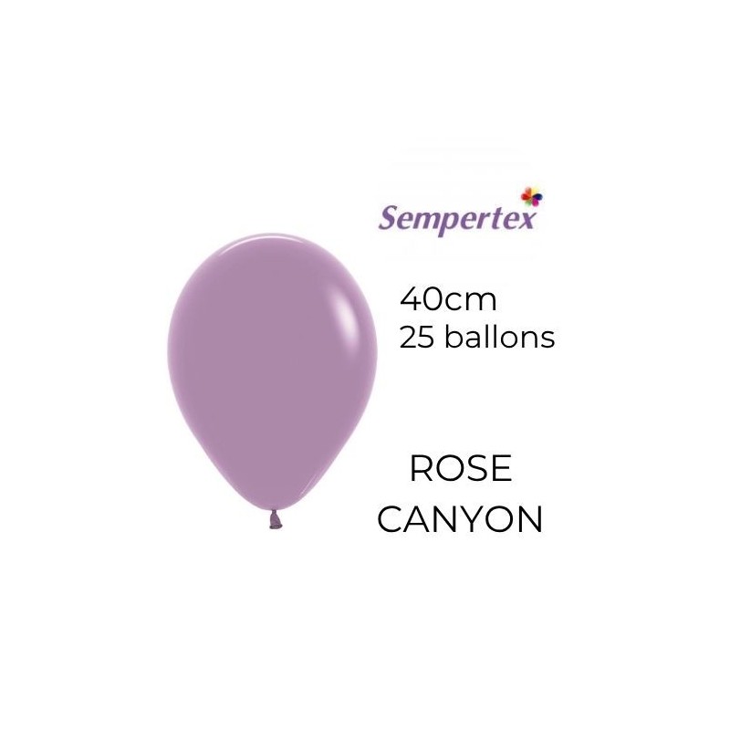 Ballons 18" – Rose Canyon – Sachet de 25 – Sempertex