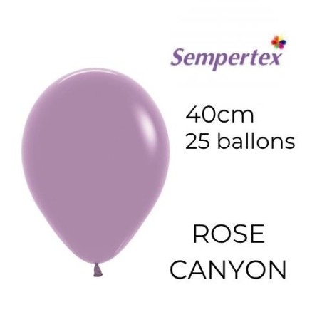 Ballons 18" – Rose Canyon – Sachet de 25 – Sempertex