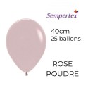 Ballons 18" – Rose Poudré – Sachet de 25 – Sempertex