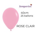 Ballons 18" – Rose Clair – Sachet de 25 – Sempertex