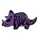 Ballon Mylar XL Dinosaure Tricératops Violet & Noir – Grabo