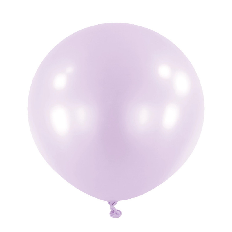 Ballons latex 24" ROND - 60CM - Lilas Anagram