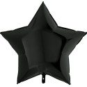 Ballon Alu Étoile XL Noir 36" 91 cm – Grabo