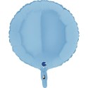 Ballon Alu Rond Bleu Pastel – 18" – Grabo