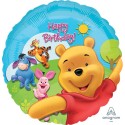 Ballon Rond  Anniversaire Winnie l'ourson Disney