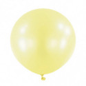 Ballons latex 24" ROND - 60CM - Jaune pastel Lemon Anagram