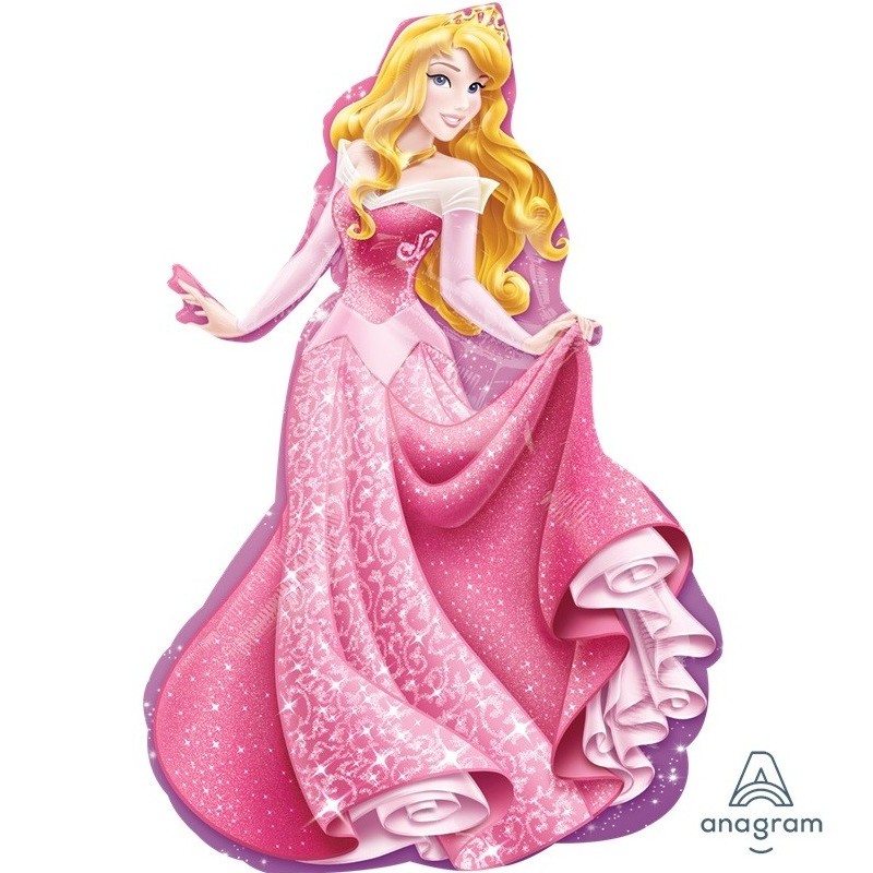 Ballon XL Aurore – Princesse Disney Rose – 86 x 58 cm – Anagram